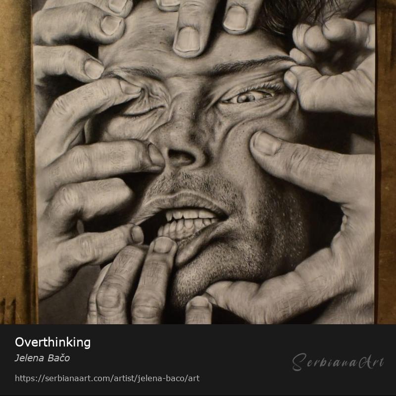 Overthinking, Pencil/Paper, Jelena Bačo