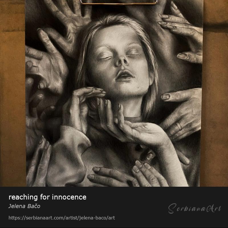 reaching for innocence, Pencil/Paper, Jelena Bačo