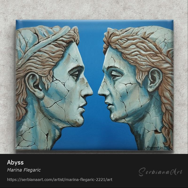 Abyss, Acrylic/Canvas, Marina Flegaric