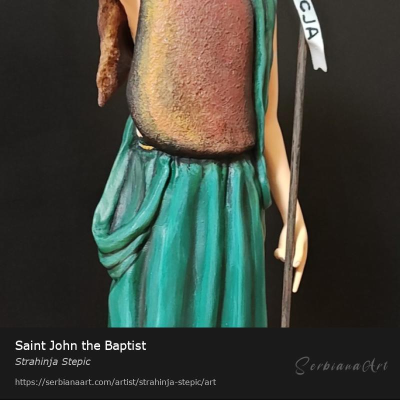Saint John the Baptist, Sculpture/Mixed, Strahinja Stepic