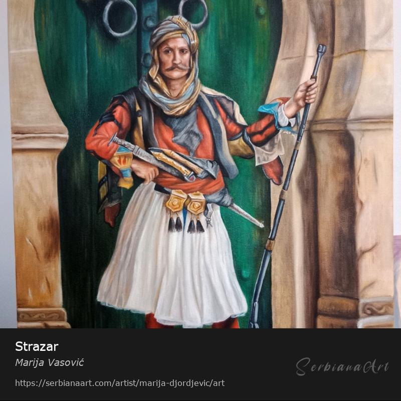 Strazar, Oil/Canvas, Marija Vasović