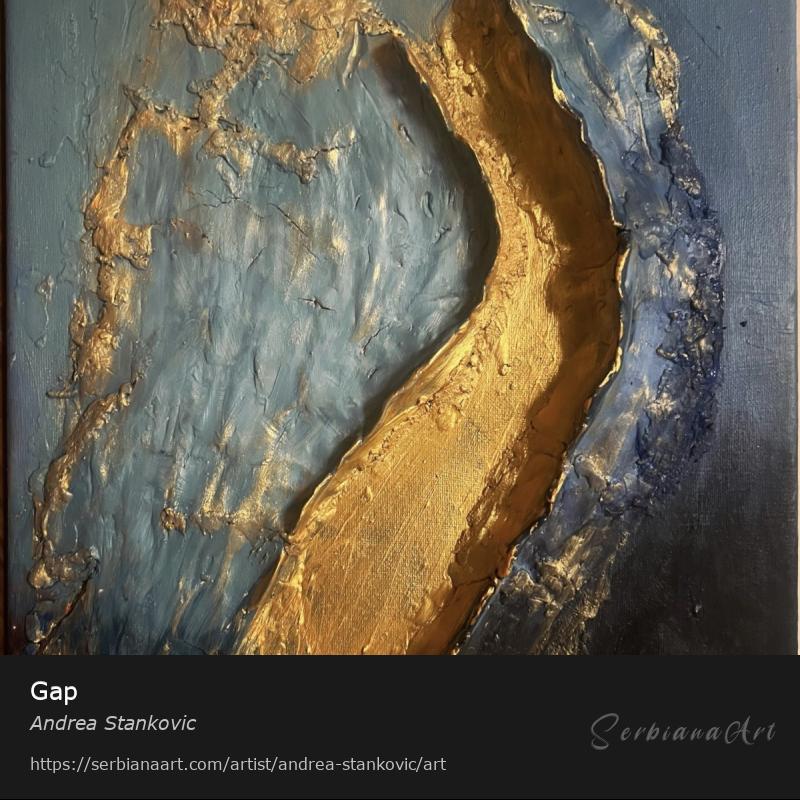 Gap, Acrylic/Canvas, Andrea Stankovic