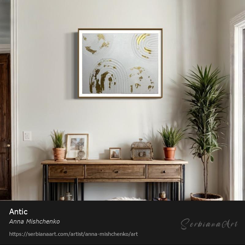 Antic, Acrylic/Mixed, Anna Mishchenko