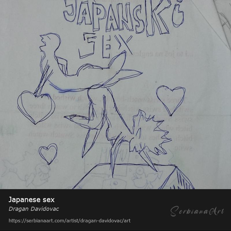 Japanese sex, Ink/Paper, Dragan Davidovac
