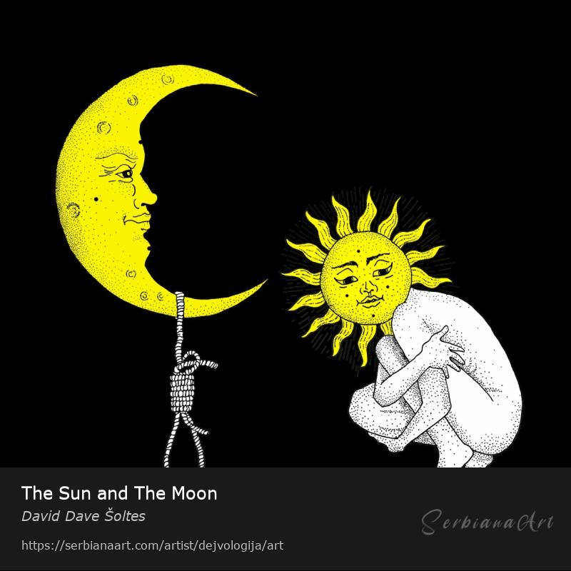 The Sun and The Moon, Digital Art/Mixed, David Dave Šoltes
