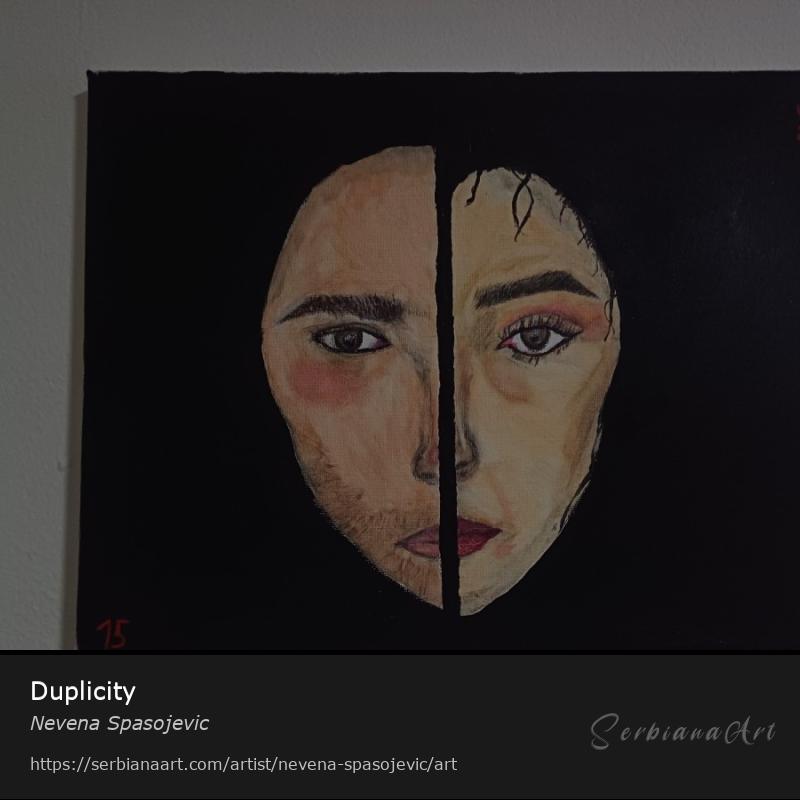 Duplicity, Acrylic/Canvas, Nevena Spasojevic