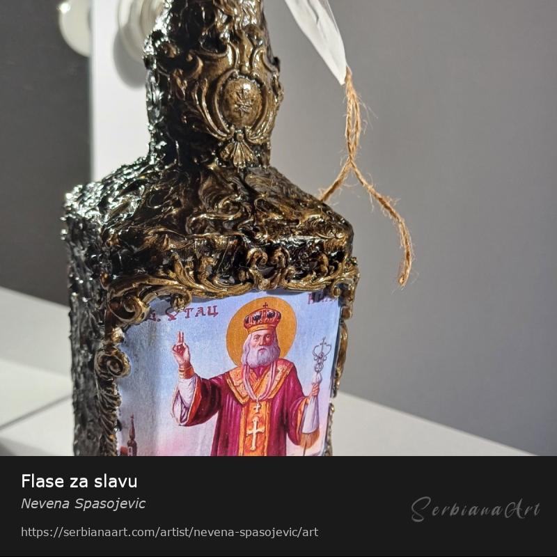 Flase za slavu, Decorative Glass/Glass, Nevena Spasojevic
