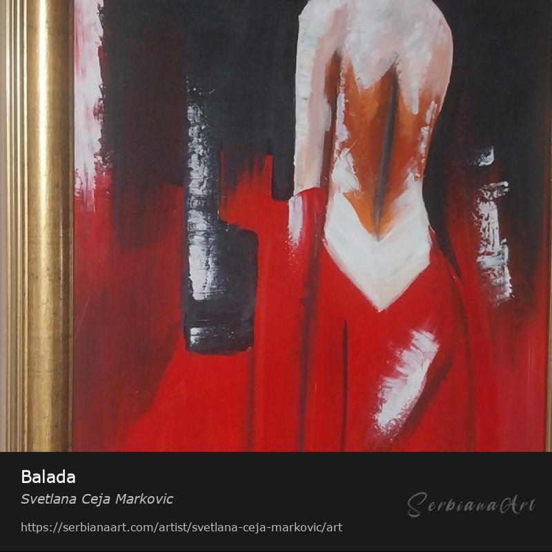 Balada, Mixed Media/Canvas, Svetlana Ceja Markovic