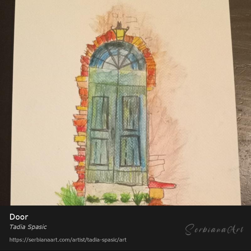 Door, Mixed Media/Paper, Tadia Spasic