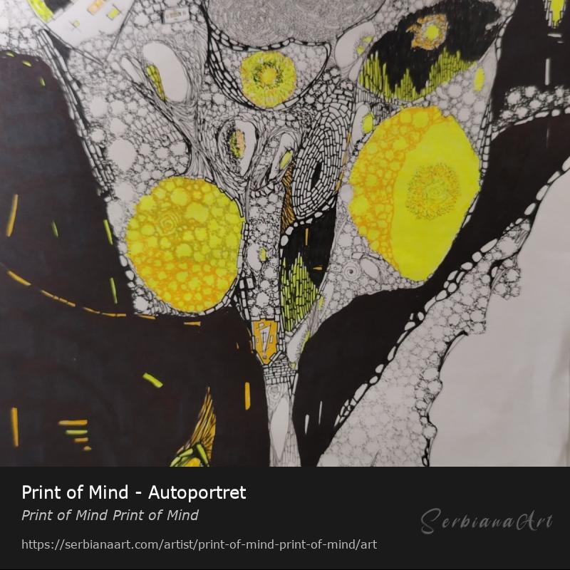 Print of Mind - Autoportret, Creative Handicraft/Paper, Print of Mind Print of Mind