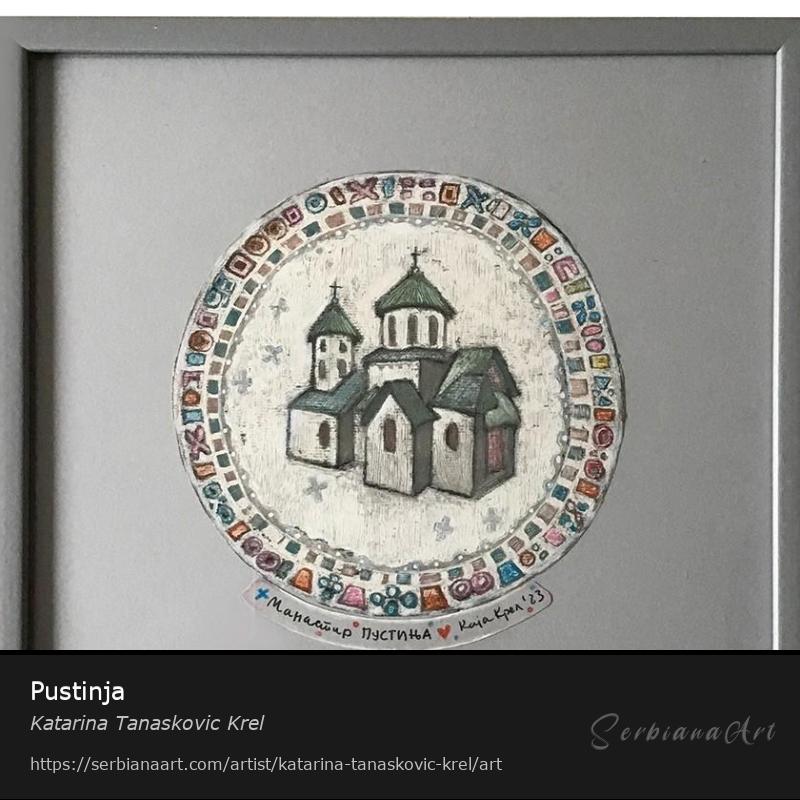 Pustinja, Pastel/Paper, Katarina Tanaskovic Krel