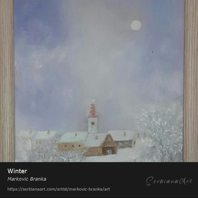 Winter, Oil/Canvas, Markovic Branka