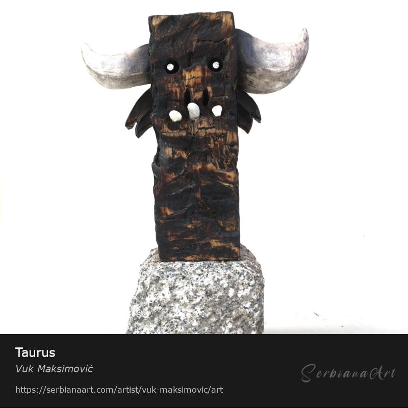 Taurus, Sculpture/Mixed, Vuk Maksimović