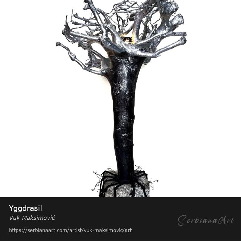 Yggdrasil, Sculpture/Mixed, Vuk Maksimović