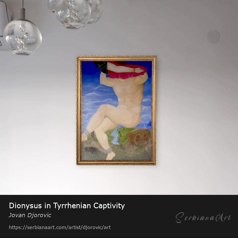 Dionysus in Tyrrhenian Captivity, Oil/Canvas, Jovan Djorovic