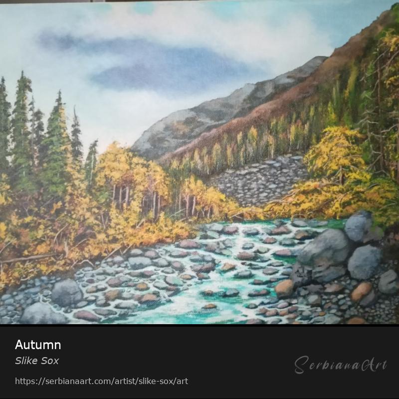 Autumn, Acrylic/Canvas, Slike Sox