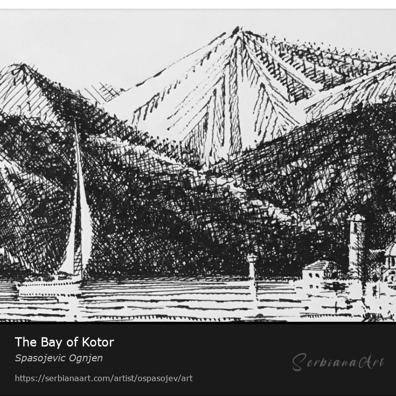 The Bay of Kotor, Graphics/Paper, Spasojevic Ognjen