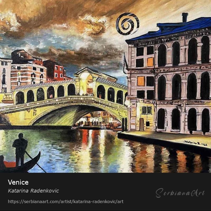 Venice, Oil/Canvas, Katarina Radenkovic