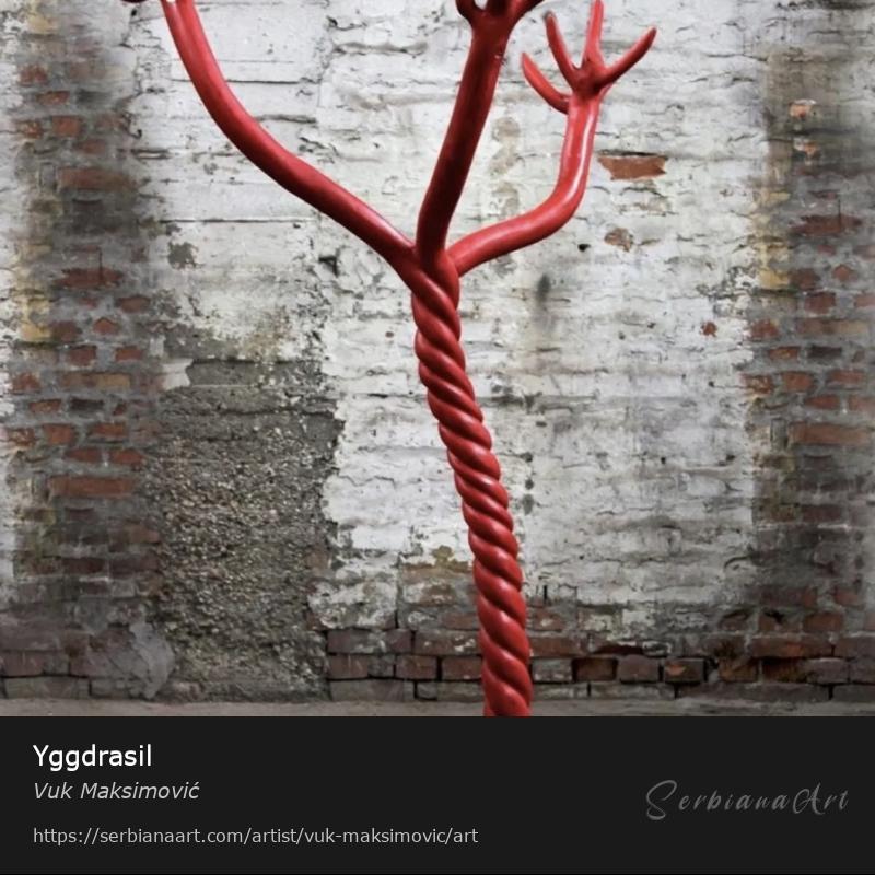 Yggdrasil, Sculpture/Mixed, Vuk Maksimović