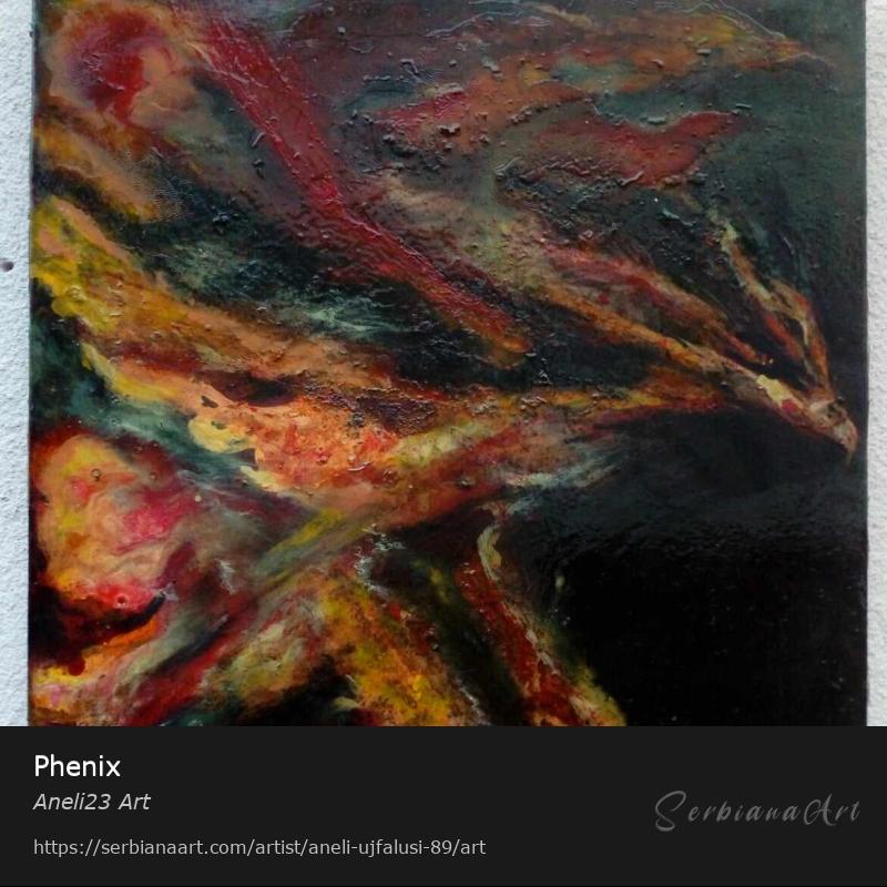 Phenix, Oil/Canvas, Aneli23 Art