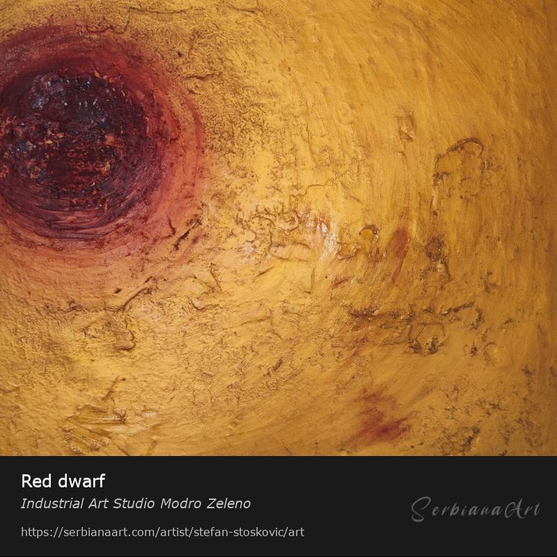 Red dwarf, Oil/Canvas, Industrial Art Studio Modro Zeleno