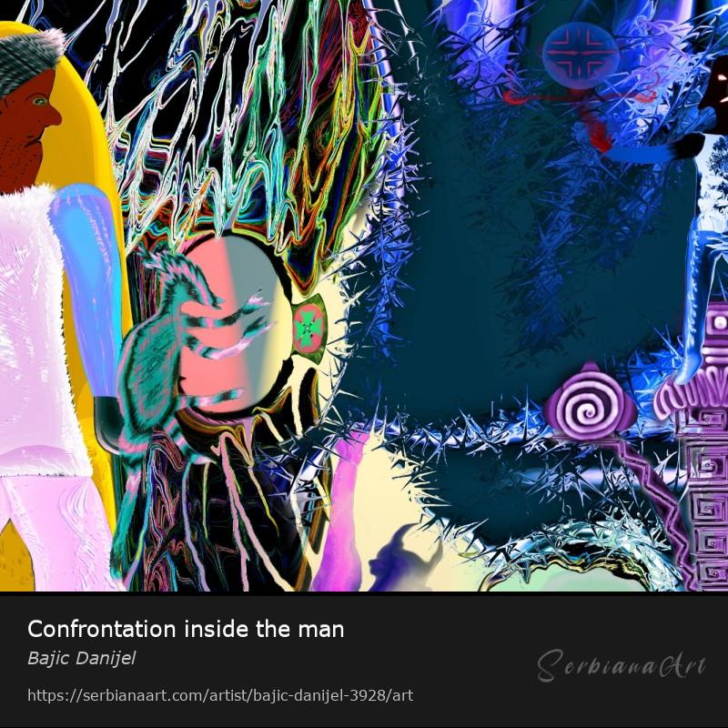 Confrontation inside the man, Digital Art/Unspecified, Bajic Danijel