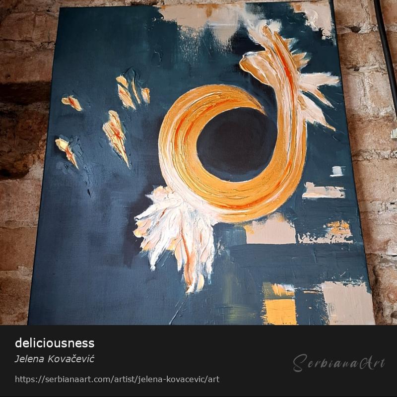 deliciousness, Acrylic/Canvas, Jelena Kovačević