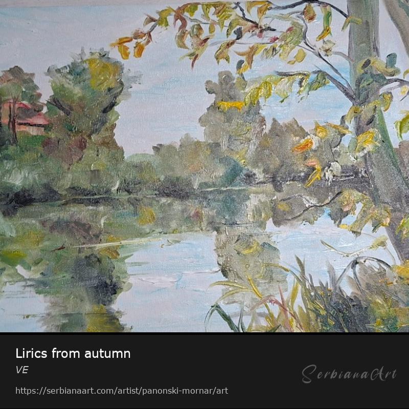 Lirics from autumn, Oil/Canvas, VE