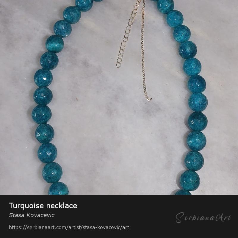 Turquoise necklace, Jewelry/Mixed, Stasa Kovacevic