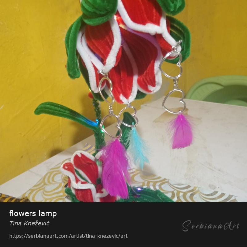 flowers lamp, Antique/Mixed, Tina Knežević