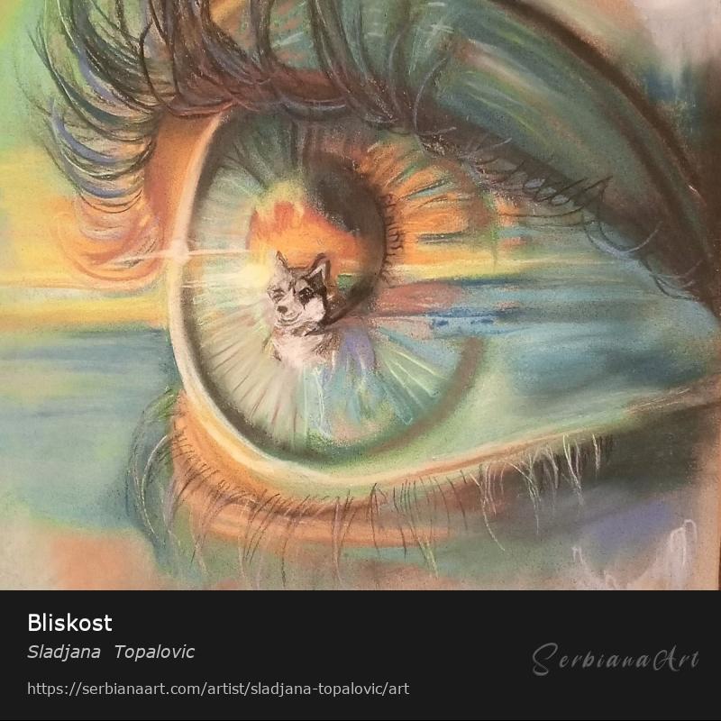 Bliskost, Pastel/Cardboard, Sladjana  Topalovic