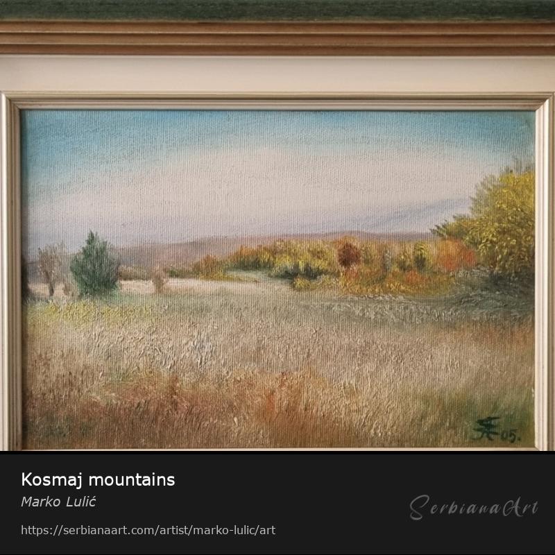 Kosmaj mountains, Oil/Canvas, Marko Lulić