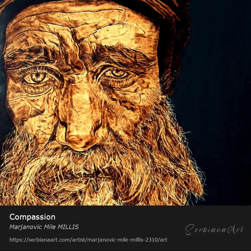 Compassion, Mixed Media/Panel, Marjanovic Mile MILLIS