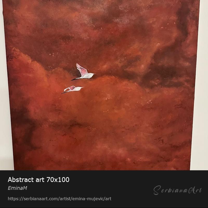 Abstract art 70x100, Oil/Canvas, EminaM