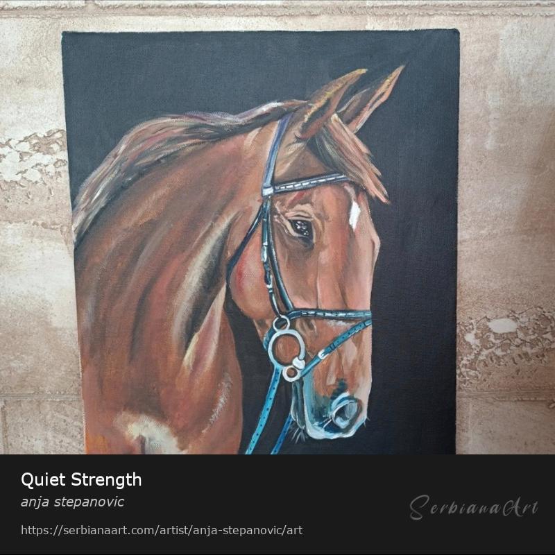 Quiet Strength, Acrylic/Canvas, anja stepanovic