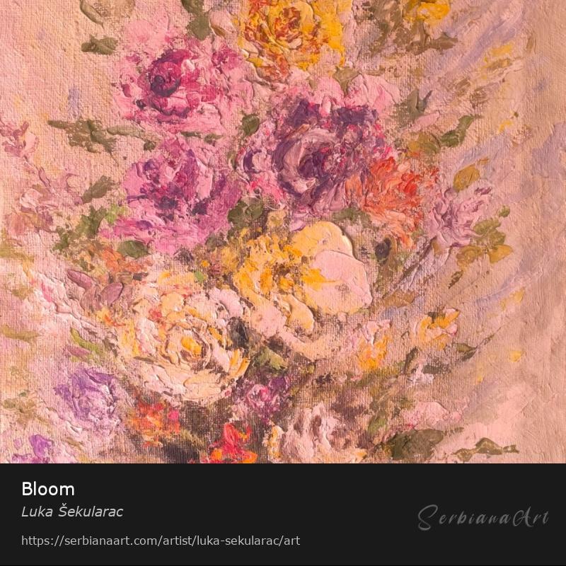 Bloom, Oil/Canvas, Luka Šekularac