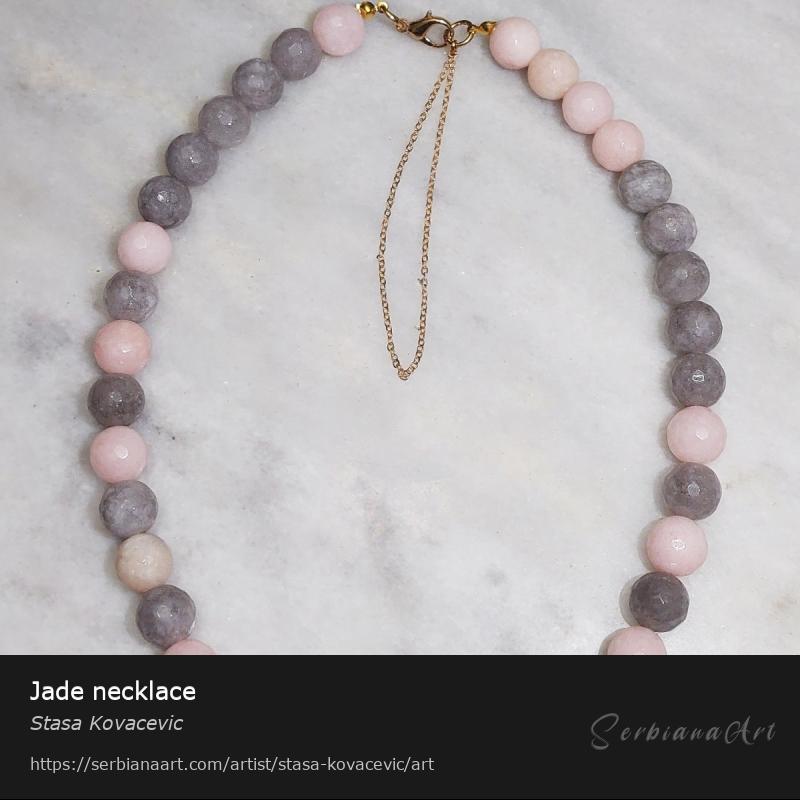 Jade necklace, Jewelry/Mixed, Stasa Kovacevic