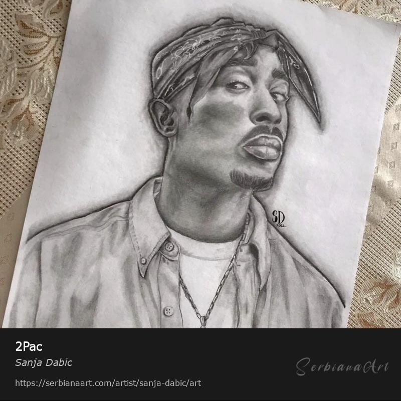 2Pac, Pencil/Paper, Sanja Dabic