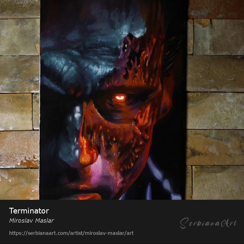 Terminator, Acrylic/Canvas, Miroslav Maslar