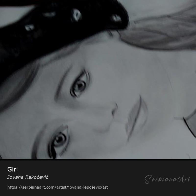 Girl, Pencil/Paper, Jovana Rakočević