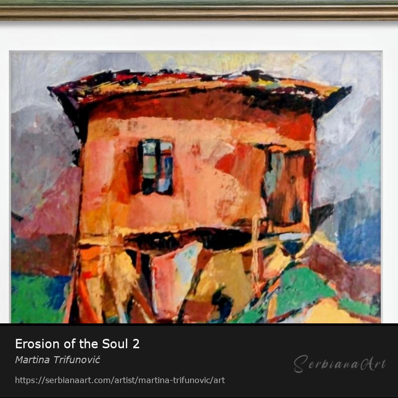 Erosion of the Soul 2, Acrylic/Canvas, Martina Trifunović