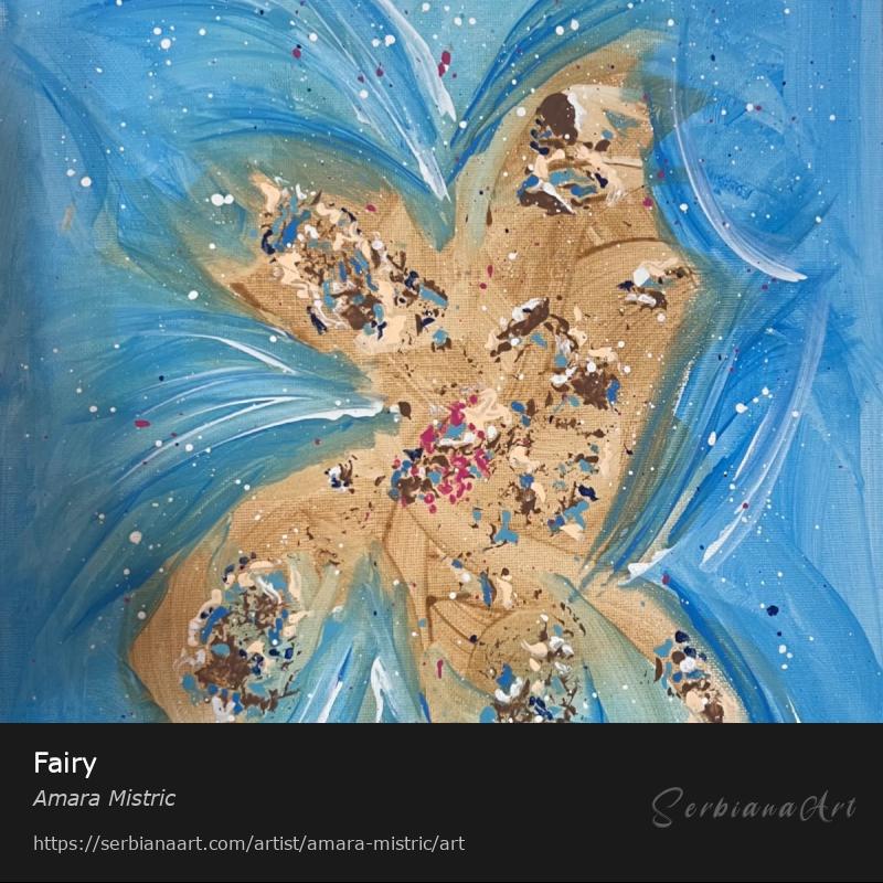 Fairy, Acrylic/Canvas, Amara Mistric