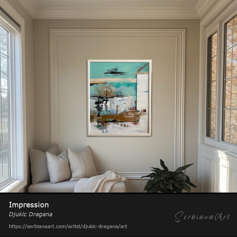 Impression, Acrylic/Canvas, Djukic Dragana