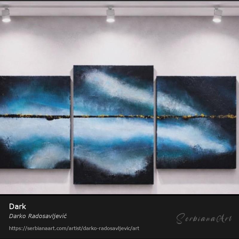 Dark, Acrylic/Canvas, Darko Radosavljević