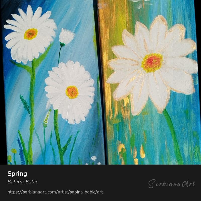 Spring, Acrylic/Canvas, Sabina Babic