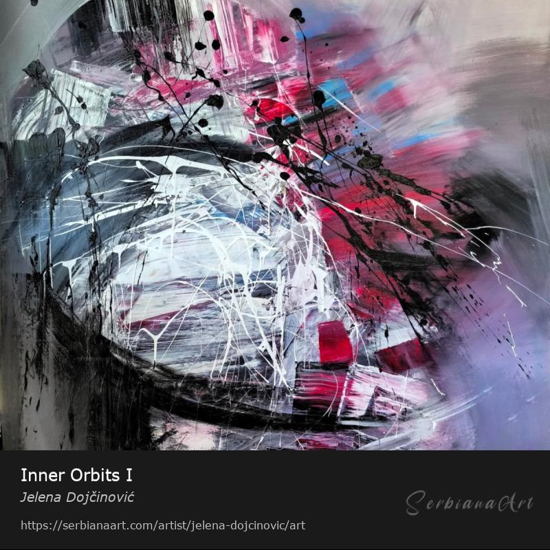 Inner Orbits I, Mixed Media/Canvas, Jelena Dojčinović