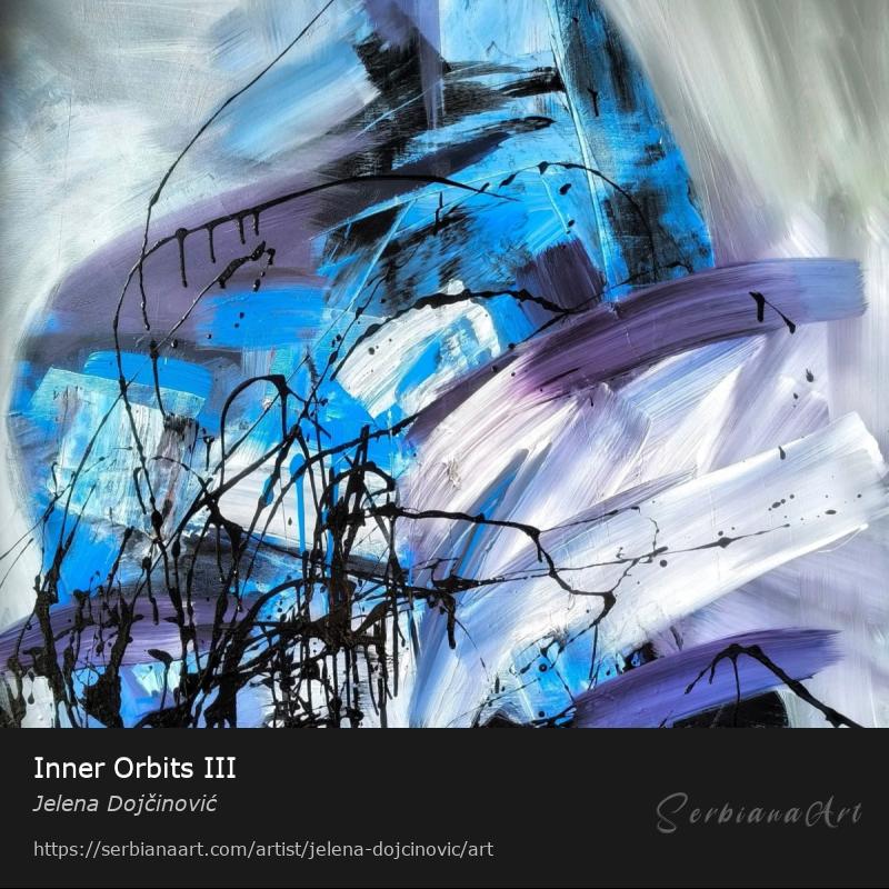 Inner Orbits III, Mixed Media/Canvas, Jelena Dojčinović