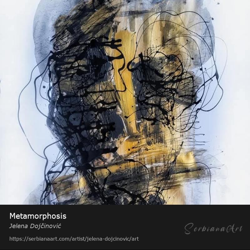 Metamorphosis, Mixed Media/Paper, Jelena Dojčinović