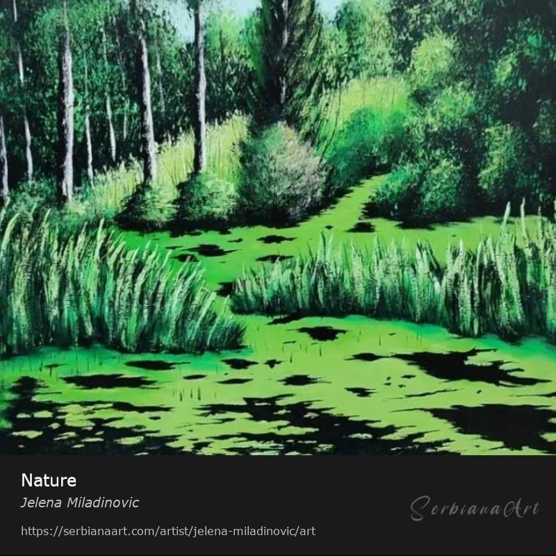 Nature, Oil/Canvas, Jelena Miladinovic