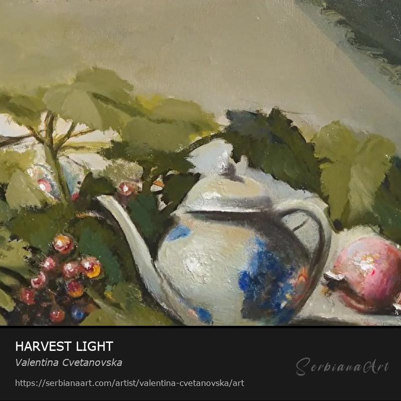 HARVEST LIGHT, Oil/Canvas, Valentina Cvetanovska